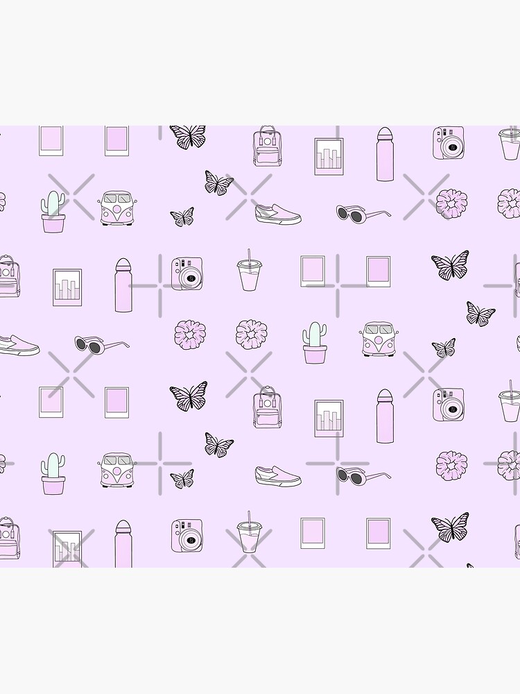 Vsco and aesthetic pink sticker pack Sticker for Sale by Pastel-PaletteD