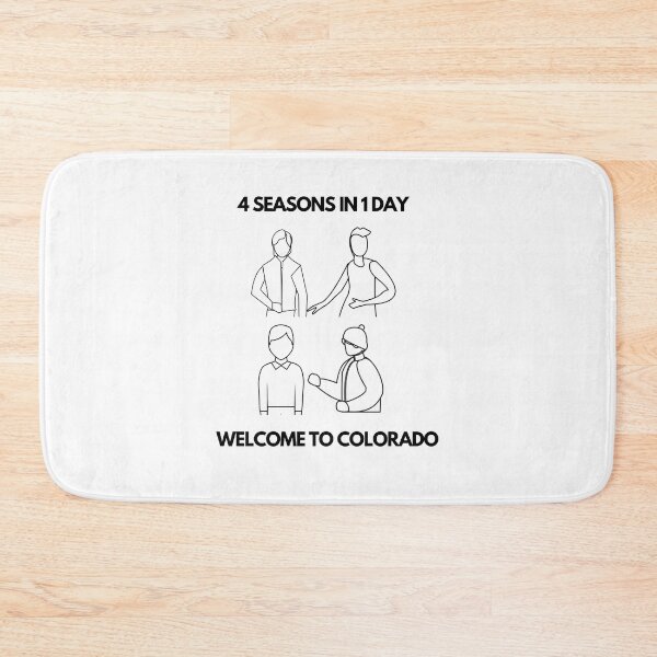 Item preview, WEATHER IN COLORADO - 4 SEASONS IN 1 DAY designed and sold by sillyaprons.