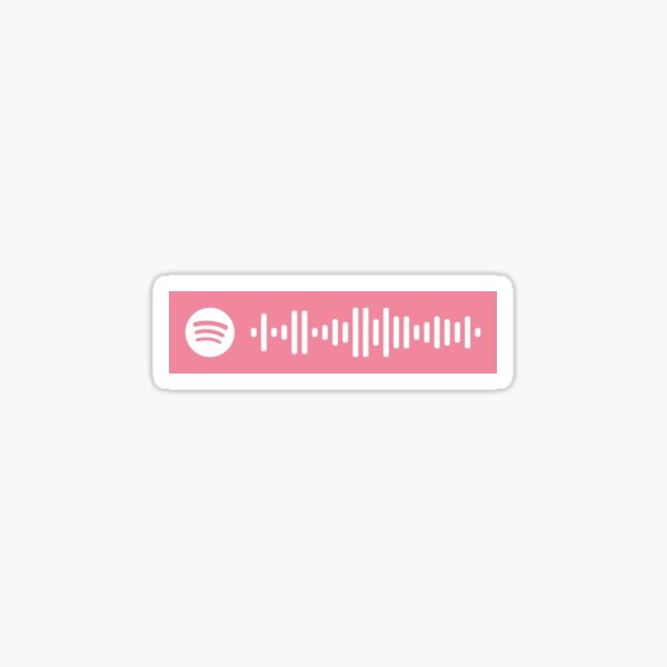 Hurricane By Bridgit Mendler Spotify Code Sticker By Giannaxsticker Redbubble