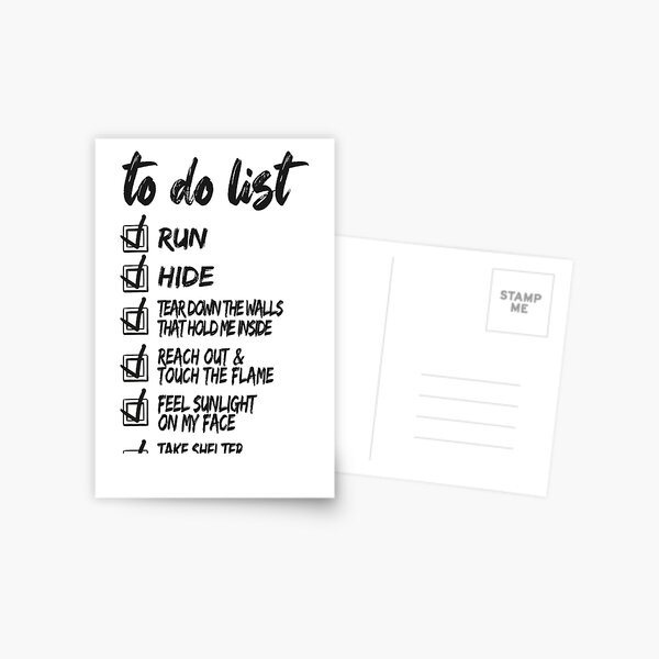 Item preview, u2 streets to do list designed and sold by clad63.