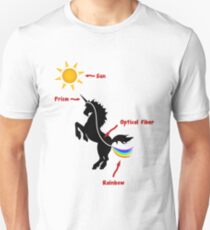 Warum Einhörner Regenbälle furzen (wissenschaftliche Erklärung) Unisex T-Shirt