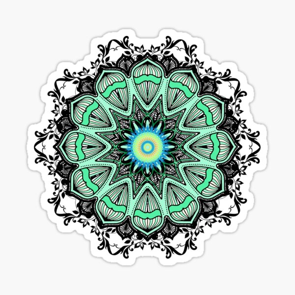 Abstract Art Mandala Sticker