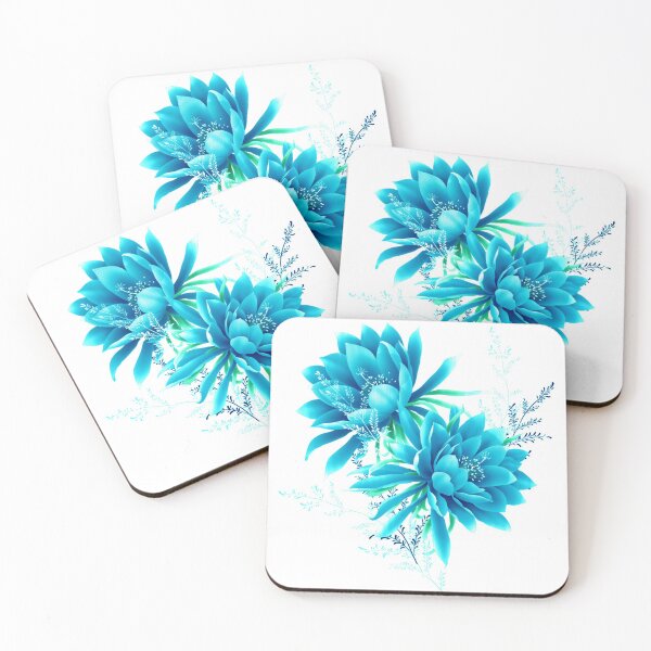 Item preview, Lotus Flower in Turquoise designed and sold by Designs By Creation.