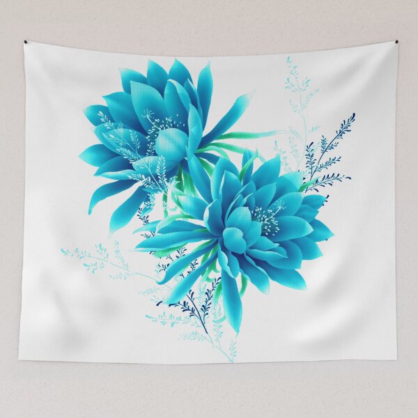 Item preview, Lotus Flower in Turquoise designed and sold by Designs By Creation.