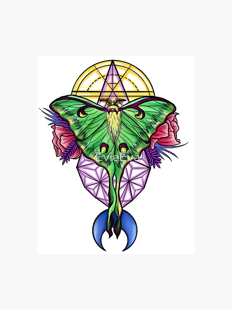 Lunar Moth by EvieEva