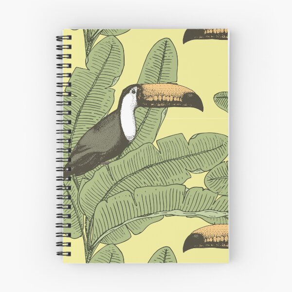 Item preview, Jungle pattern with Toucan birds designed and sold by baligaia.