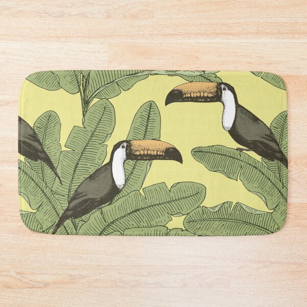 Item preview, Jungle pattern with Toucan birds designed and sold by baligaia.