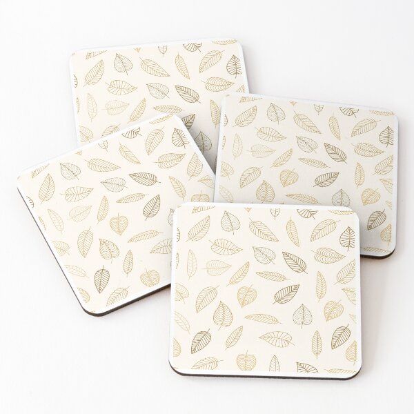 Item preview, Golden leafs seamless pattern designed and sold by baligaia.