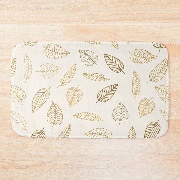 Item preview, Golden leafs seamless pattern designed and sold by baligaia.