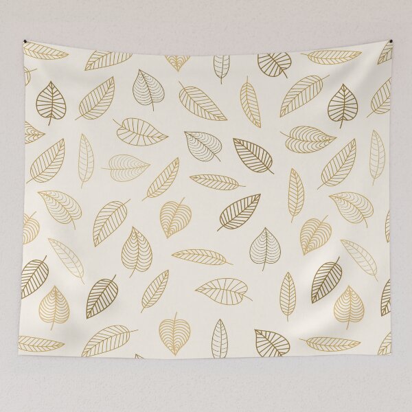 Item preview, Golden leafs seamless pattern designed and sold by baligaia.