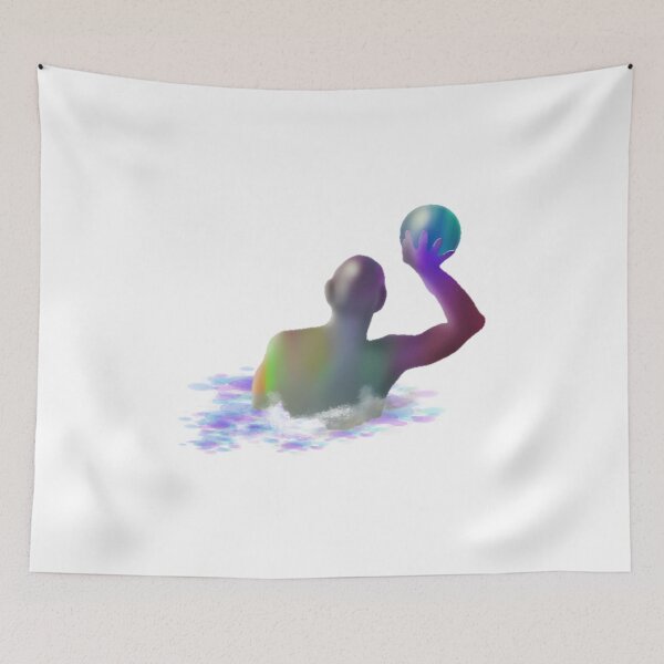Item preview, Waterpolo player is playing the ball designed and sold by Zwembad Vergelijker.