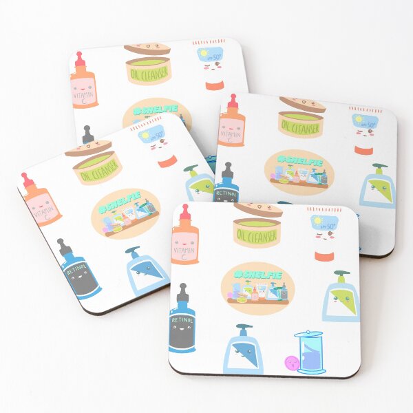 Item preview, Self Care Skincare Products Stickers designed and sold by theclassynerd.