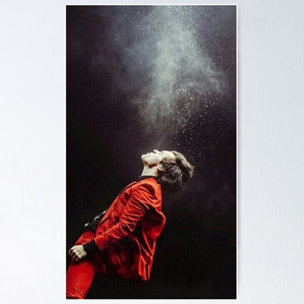 Harry crache de l'eau vers le haut Poster