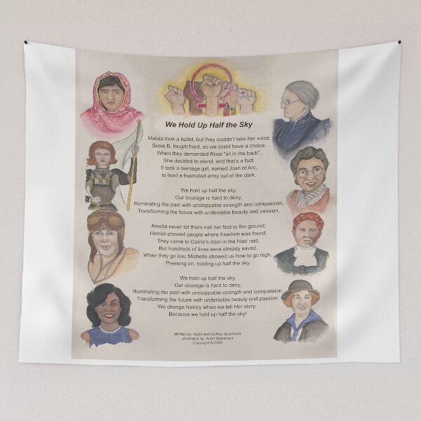 Item preview, We Hold Up Half the Sky designed and sold by CSparkman.