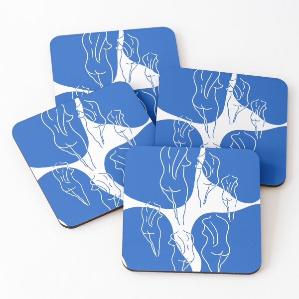 Item preview, Minimalist Blue Figures designed and sold by kandy21299.