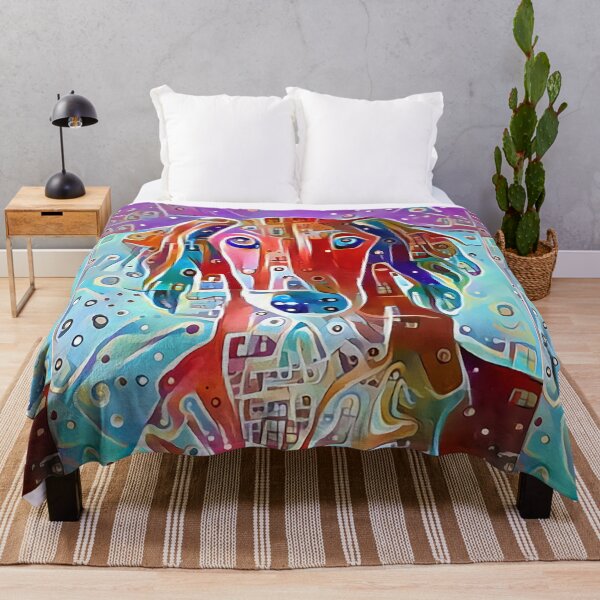 Item preview, Dog papercut and quilt designed and sold by Designwebjae.
