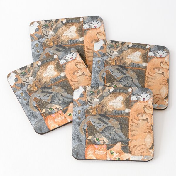 Item preview, Kitty Cats in Boxes designed and sold by Kristi Brooks.