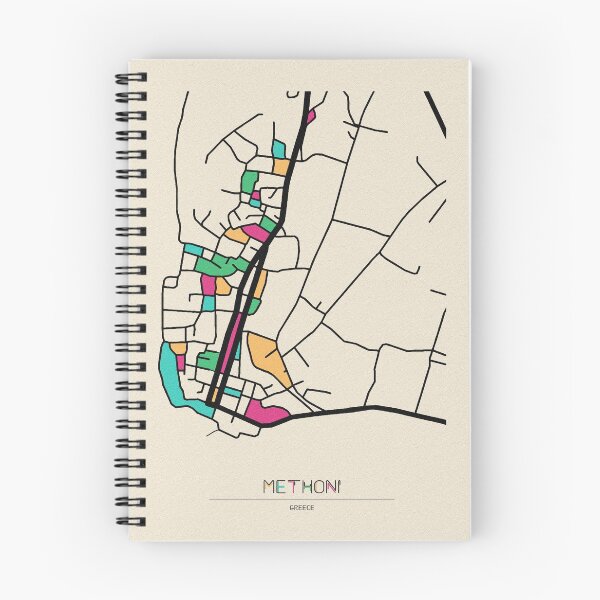 Item preview, Methoni, Greece Street Map designed and sold by A Deniz Akerman.