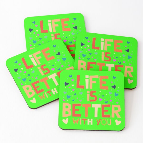 Item preview, Life is better with you Awesome design for lovers in love designed and sold by Shirtilike.
