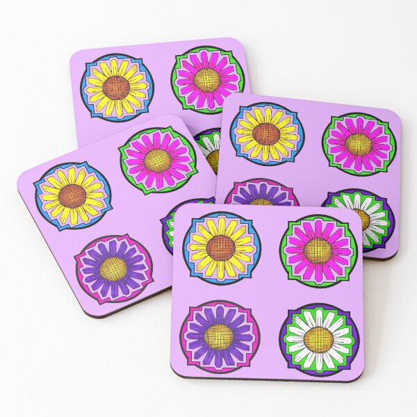 Item preview, Graphic DAISY Doodle (four-flower set) designed and sold by ALB101-Designs.