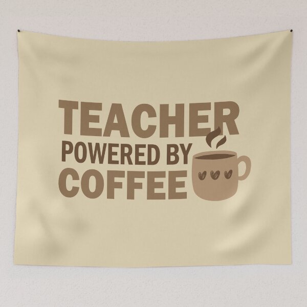 Item preview, Teacher Powered by Coffee designed and sold by AprilSLDesigns.