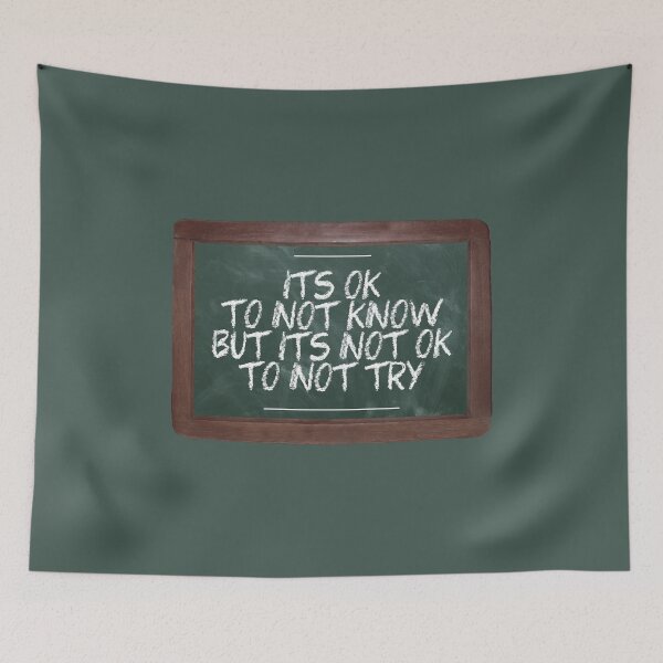 Item preview, Learn motivation for school old school blackboard with chalk writing lessons pupil teacher - school class designed and sold by MadandMean.
