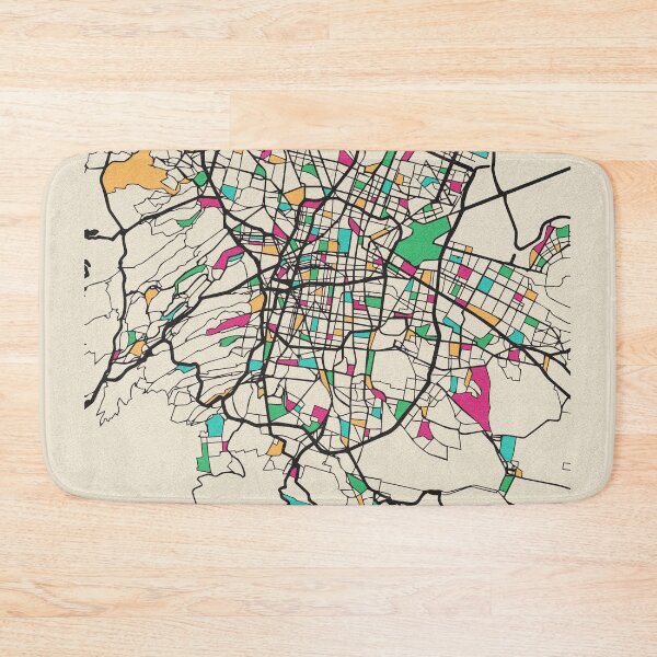 Item preview, Mexico City, Mexico Street Map designed and sold by A Deniz Akerman.