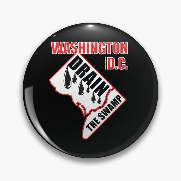 Item preview, Funny Washington DC Map, Drain The Swamp designed and sold by K. Scott  Teeters.