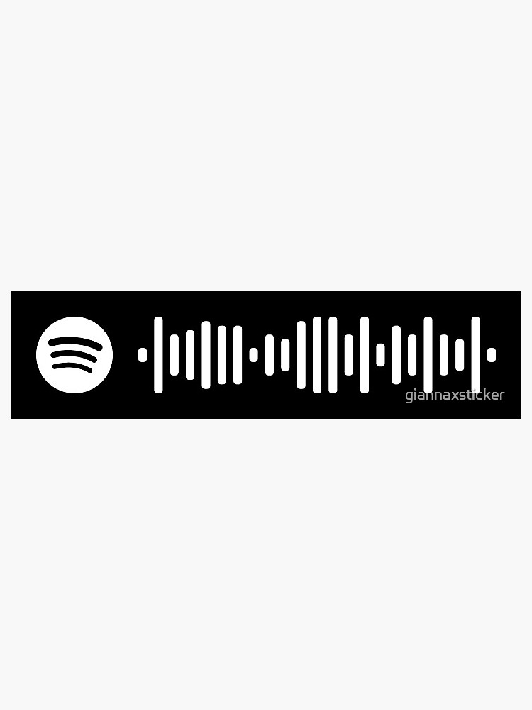 Star Shopping by Lil Peep Spotify Code by giannaxsticker
