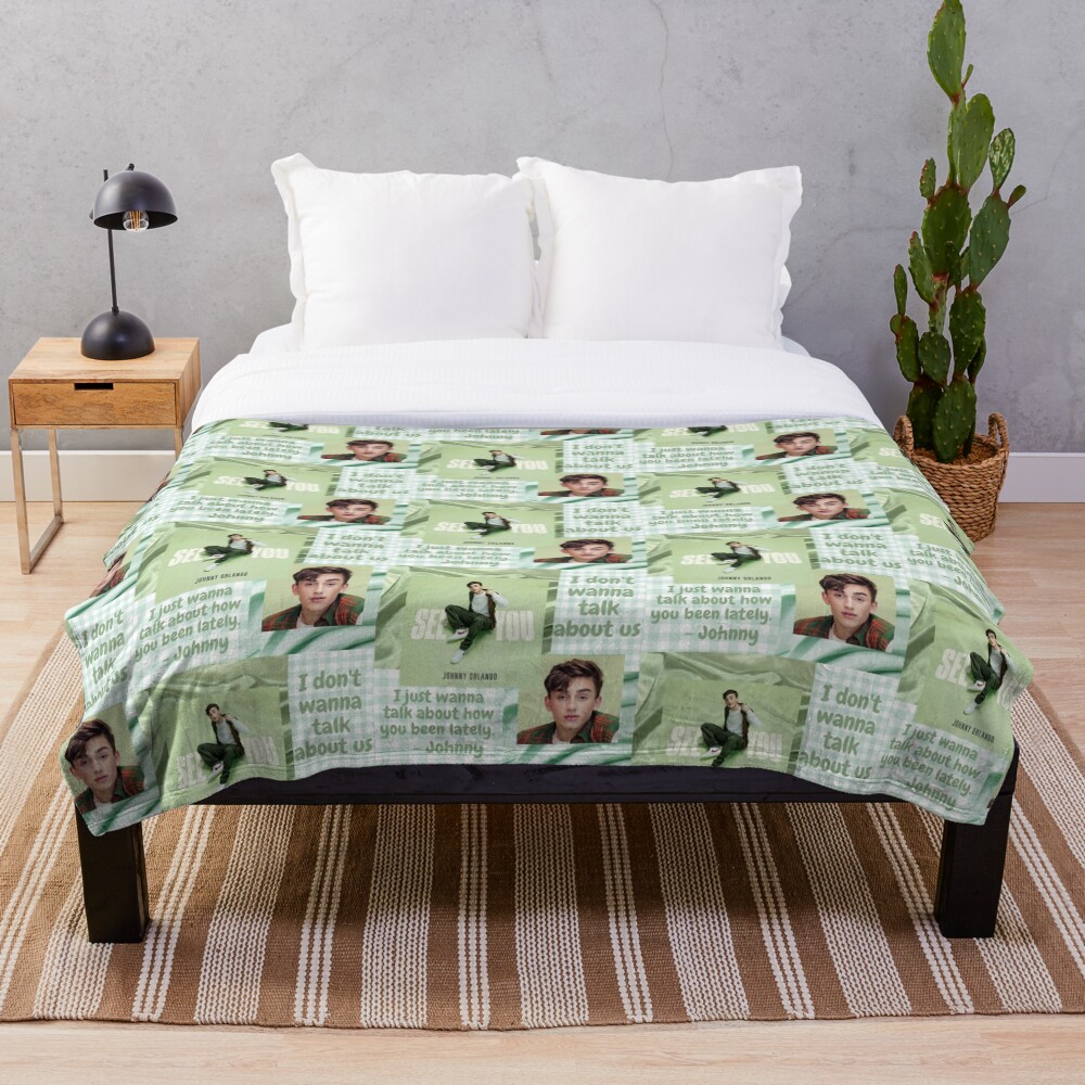 "Johnny Orlando " Throw Blanket for Sale by Ghuncha101 Redbubble