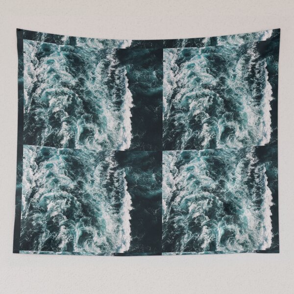 Item preview, Aqua Turquoise Ocean Waves designed and sold by corner-shop.
