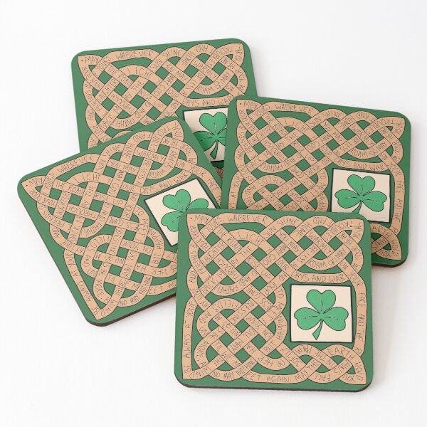 Item preview, Irish Blessings Celtic Knotwork designed and sold by Ladyofcats.