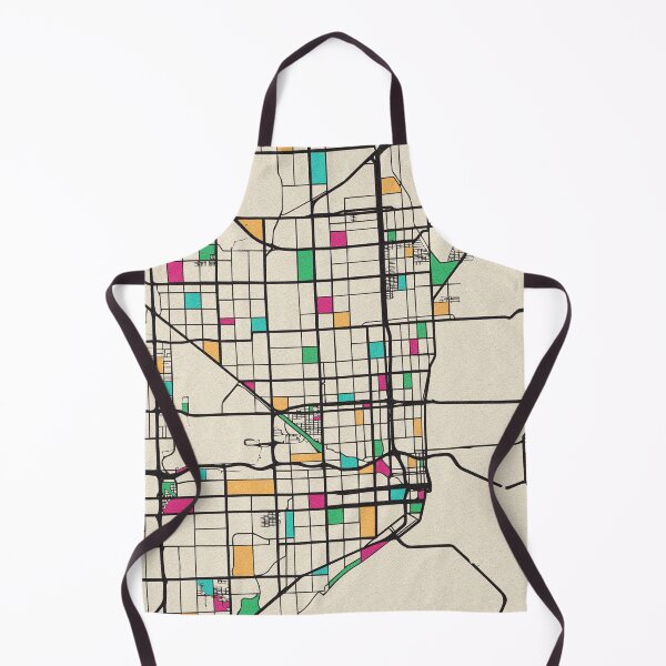 Item preview, Miami, Florida Street Map designed and sold by A Deniz Akerman.