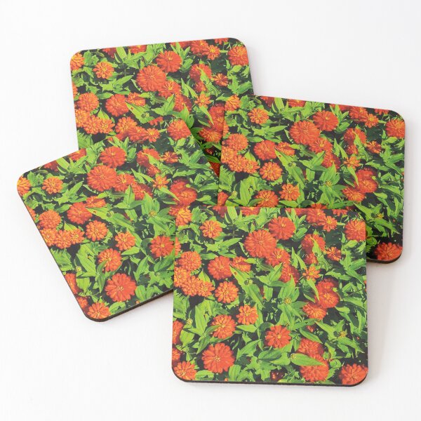 Item preview, Vibrant Orange flowers designed and sold by ToriaScarlett.