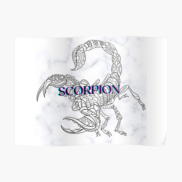 Scorpion Head Posters Redbubble