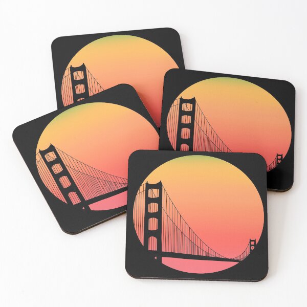 Item preview, Golden Gate Sunset designed and sold by embones.