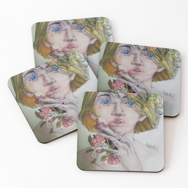 Item preview, Florets - girl with flowers designed and sold by Sujay Paul.