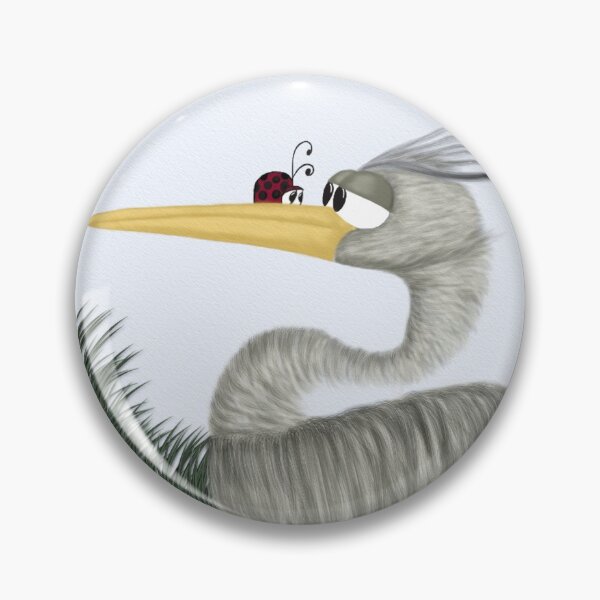 Item preview, Herb The Heron And The Ladybug designed and sold by OneArtsyMomma.