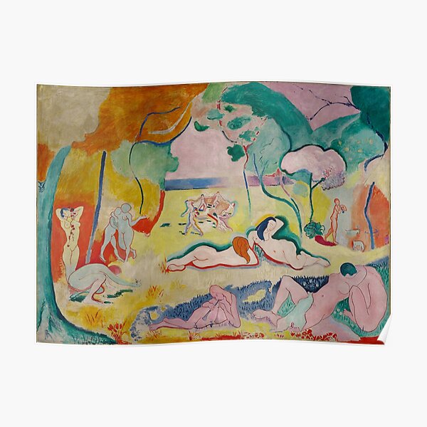 The Joy of Life (1905) by Henri Matisse Poster