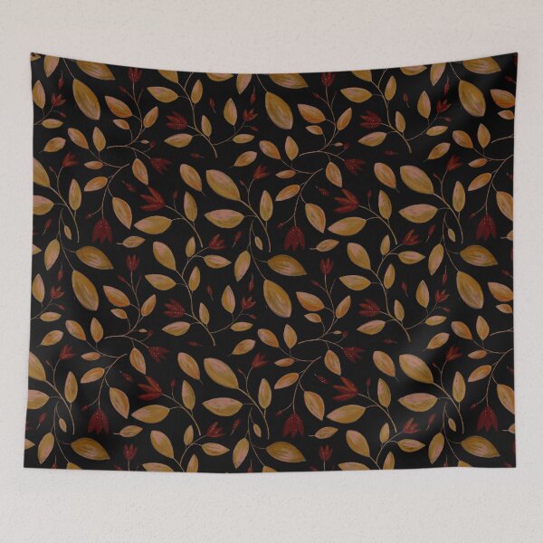 Item preview, Autumn floral pattern designed and sold by LaurenHWyatt.