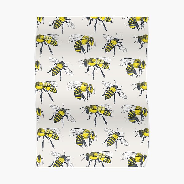 Bee Posters Redbubble - watch photon bee and 100 tickets guide free roblox bee
