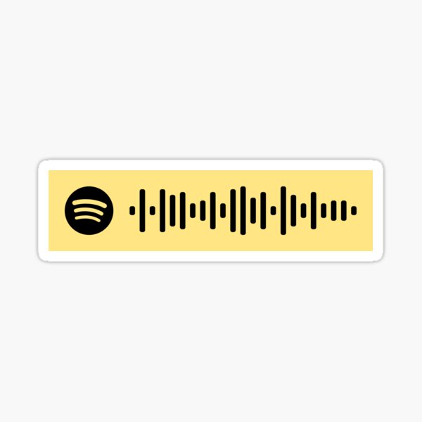 Bruno Mars Marry You Spotify Scan Code Sticker By Justinernesto Redbubble