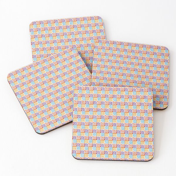 Item preview, geometric color pattern with happy color designed and sold by mbelmar.