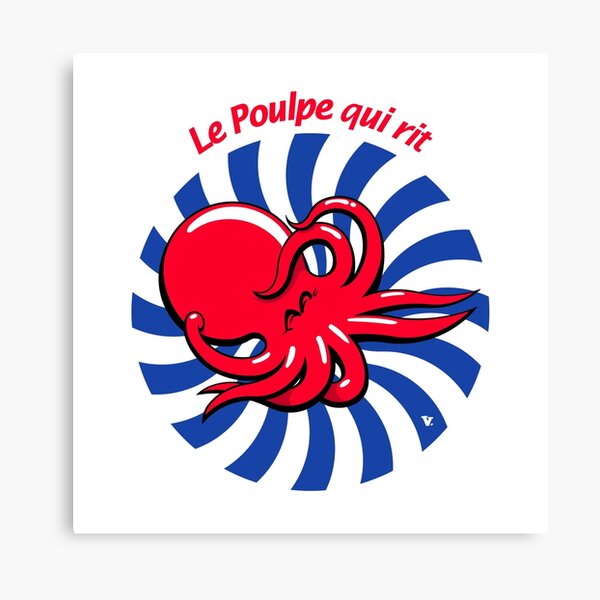 Le Poulpe qui rit Impression sur toile