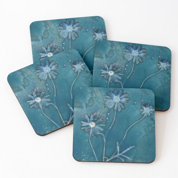 Item preview, Argyranthemum Wet Cyanotype Botanical Flower Print designed and sold by Jeni Harney.