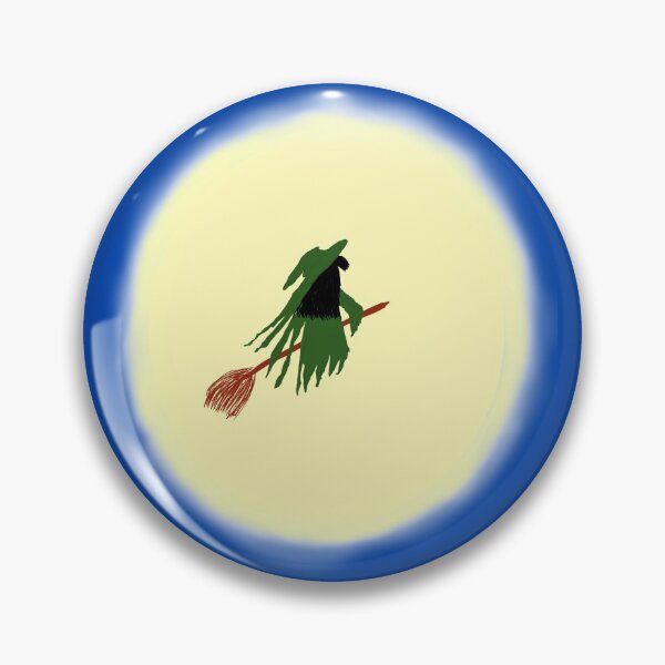 Item preview, Witch flying over the moon designed and sold by EarthlingHelena.