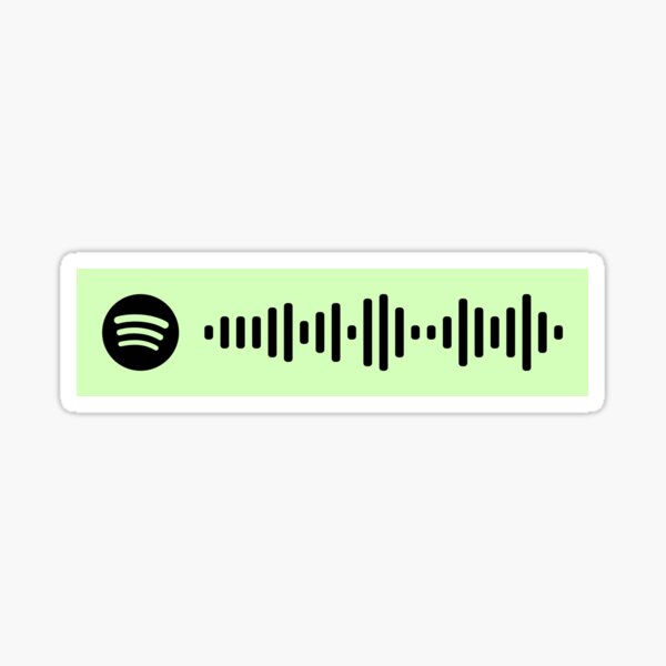 Bruno Mars Top Songs Spotify Codes Sticker By Kd Redbubble