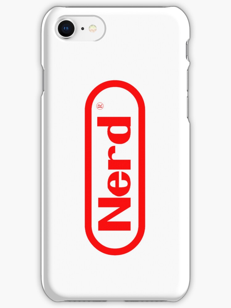 "Nerd" iPhone Cases & Skins by MightyRain | Redbubble