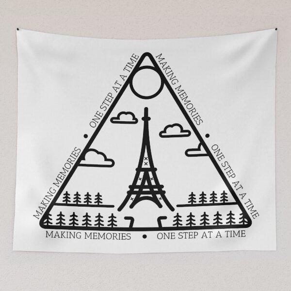 Item preview, Minimalist Eiffel Tower Art - For Those Who Love Travel  designed and sold by ontenno-designs.