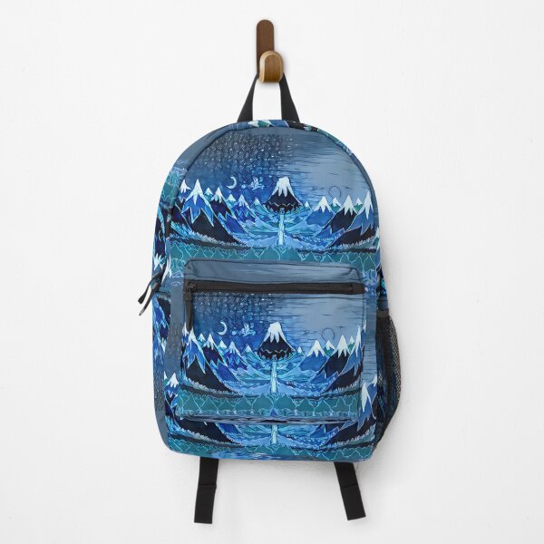 Item preview, Blue Forest mountain path in the style of J.R.R.Tolkien designed and sold by Designwebjae.